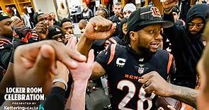 Week 18 Locker Room Celebration l Cincinnati Bengal