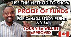 How to Show PROOF of FUNDS For CANADA Visa | Proof of Funds Canada Immigration | How MUCH is Needed