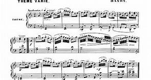 Haydn: Variations in C major, Hob.XVII:5 - Dezső Ránki, 1973 - Hungaroton SLPX 11626