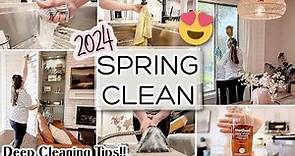 SPRING CLEAN WITH ME! Real Life Cleaning Motivation + TIPS