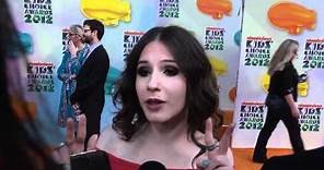 Erin Sanders Interview - 2012 Kids' Choice Awards