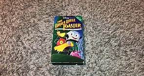 The Brave Little Toaster 1991 VHS (Vertical Sticker Label Copy) (FULL VIDEO)