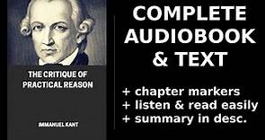 The Critique of Practical Reason. By Immanuel Kant. Audiobook