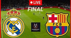 🔴[LIVE] Real Madrid vs Barcelona | Final Supercopa 2024 Full Match Today Highlight & Goals
