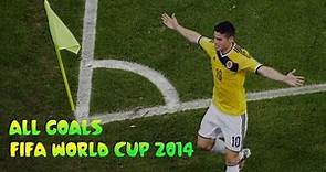 James Rodriguez • All Goals FIFA WORLD CUP 2014 • HD 720P English Commentary
