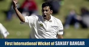 SANJAY BANGAR | First International Wicket | 3rd ODI | ENGLAND tour of INDIA 2002