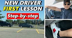Learn HOW to DRIVE a CAR | First Driving Lesson | Step-by-step