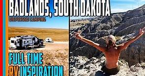 South Dakota Badlands - Dispersed Camping - Full Time RV Inspiration
