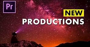 What are Premiere Pro Productions?