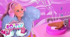 ¡BARBIE LLAMA A UN "CÓDIGO ROSA" EN TODO EL EXTRAVERSO! | Barbie Extra Fly Fashion Adventure | Clip