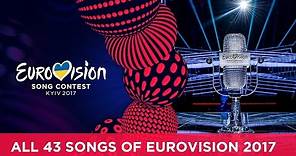 RECAP: All the songs of the 2017 Eurovision Song Contest