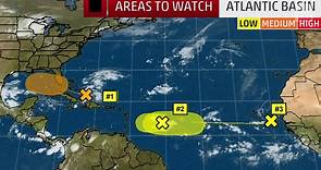 Areas We're Watching in the Atlantic Basin