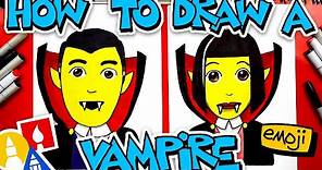 How To Draw The Vampire Emoji 🧛‍♂️🧛‍♀️