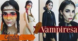 Disfraz para Halloween: India taína y Vampiresa | Parte 2 | Celhelíz