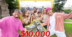 Last Youtuber To Leave The Box, Wins $10,000 (GIRLS EDITION)