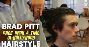 Brad Pitt Once Upon a Time in Hollywood Inspired 60s Hairstyle