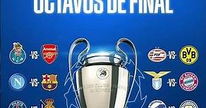 Los Octavos de Final de la #Champions League 2023-2024 😍🏆