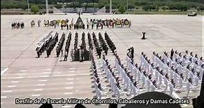 Desfile de la Escuela Militar de Chorrillos, Caballeros y Damas Cadetes
