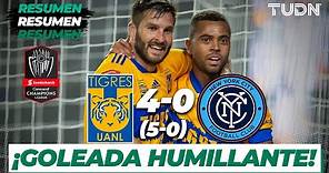 Resumen y goles | Tigres 4(5)-(0)0 New york City | CONCACAF Champions - 4tos | TUDN
