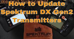 How to Register and Update your Spektrum Radio