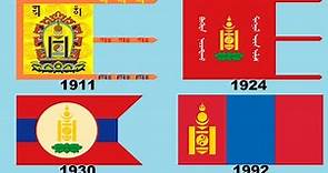 Flag of Mongolia : Historical Evolution (with the national anthem of Mongolia)