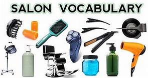 Salon Equipments With Names|Salon Products Knowledge|Salon Vocabulary