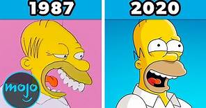 The Evolution of The Simpsons