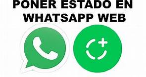 Como poner estado en WhatsApp Web