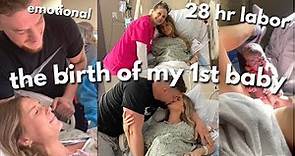 RAW & REAL LABOR & DELIVERY | Birth Vlog of our first baby! *emotional* 2022