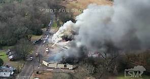 01-12-2023 Selma, AL - Tornado Strikes - Major Damage - Drone Tornado and Damage