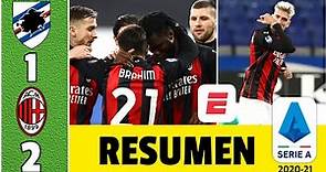Sampdoria 1-2 AC Milan. Sin Zlatan y con goles de Kessié y Castillejo, Milan sigue líder | Serie A