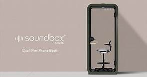 Quell Flex Phone Booth By Soundbox Store. Solo / 1 Person Phone Booth, Agile work environments.