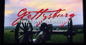 “Wicked Spring” and “Gettysburg: Three Days of Destiny” Civil War Movie Trailers.