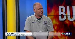 Sedgwick County Fire talks about April burn ban
