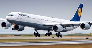 (4K) Vancouver Airport Arrivals & Departures | Ft. Lufthansa A340-600