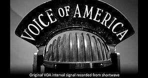 Voice of America (VoA) Interval Signal in HiFi Stereo