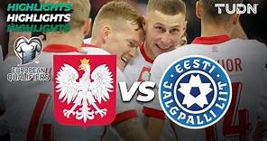 HIGHLIGHTS - Polonia vs Estonia | UEFA Qualifiers 2024 | TUDN