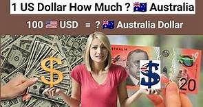 American Dollar Vs Australian Dollar | 1 USD how much AUD | Today us dollar to australian dollar