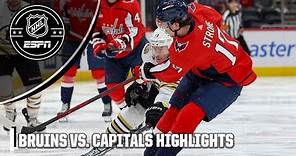 Boston Bruins vs. Washington Capitals | Full Game Highlights | NHL on ESPN