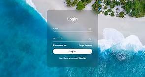 Login Page html css | Login page html css with source code