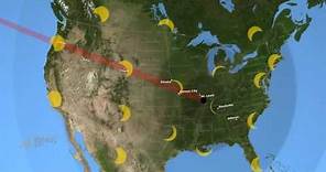 2017 Total Solar Eclipse's Path Across the U.S.