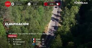 Resumen de la etapa 14 de la Vuelta a España de 2023 ganada por Remco Evenepoel
