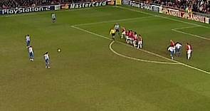 Costinha goal at Old Trafford for Porto!