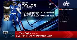 Watch: Raiders select Trey Taylor at No. 223
