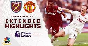 West Ham United v. Manchester United | PREMIER LEAGUE HIGHLIGHTS | 12/23/2023 | NBC Sports