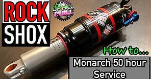 RockShox Monarch - How to complete a 50 hr service EASILY!
