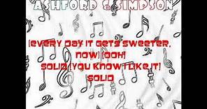 Lyrics to Solid by Ashford & Simpson