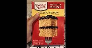 Duncan Hines CLASSIC YELLOW Cake Mix Recipe - How to make Duncan Hines Cake Mix in 3 Minutes