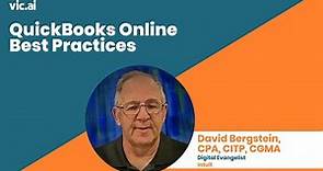 QuickBooks Online (QBO) Best Practices with David Bergstein of Intuit