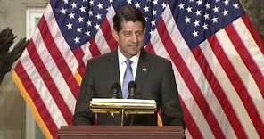Portrait of former Speaker Paul Ryan unveiled